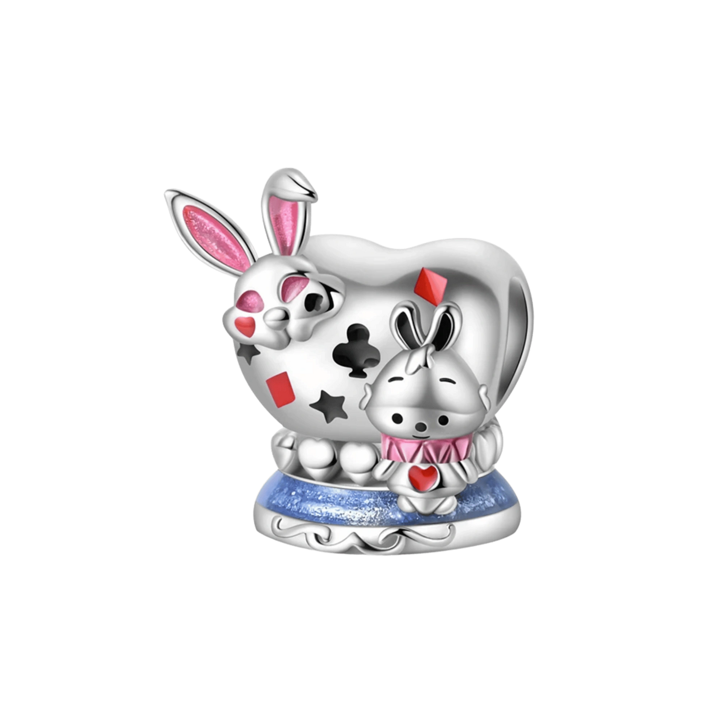 Lapin coeur Alice au pays des merveilles