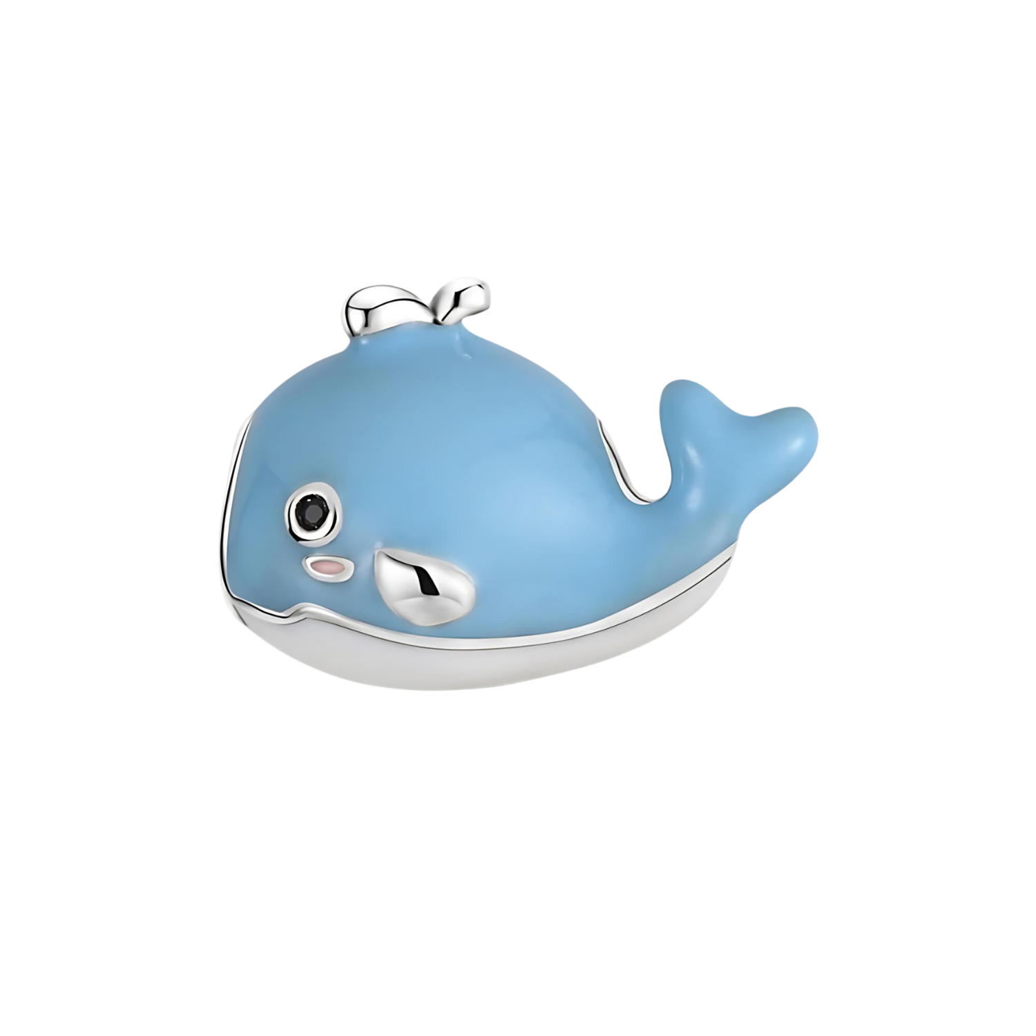 Charm baleine bleu