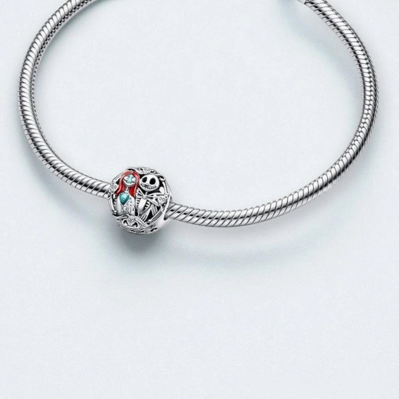 Charm Jack et Sally sur un bracelet