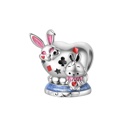 Lapin coeur Alice au pays des merveilles