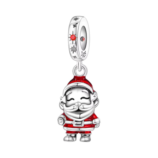 Charm pere noel en argent 925
