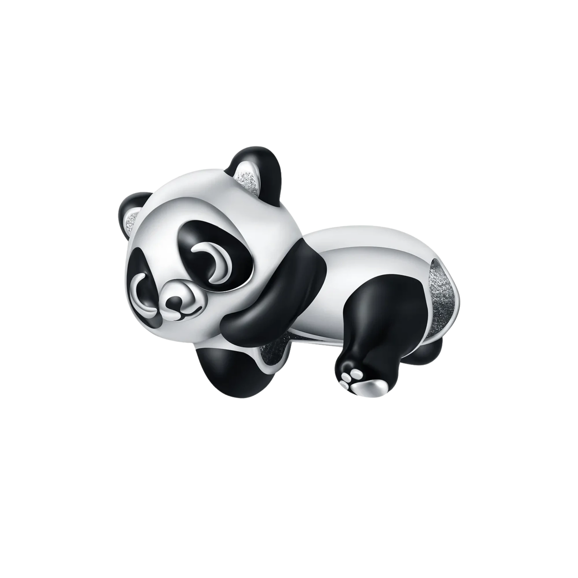 Charm Panda accroché en argent 925