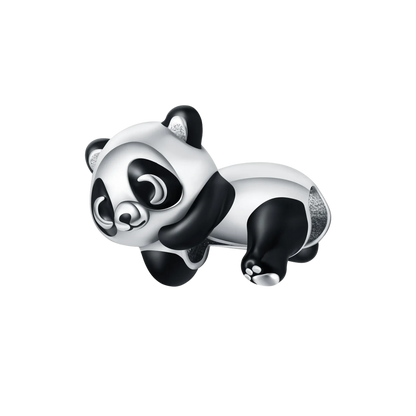 Charm Panda accroché en argent 925