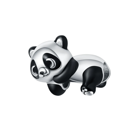 Charm Panda accroché en argent 925