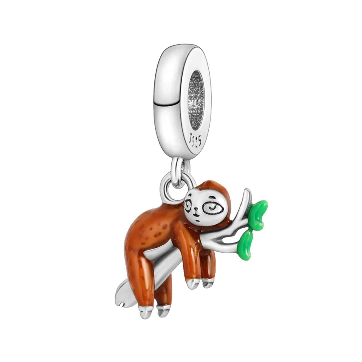 Charm paresseux sur une branche 