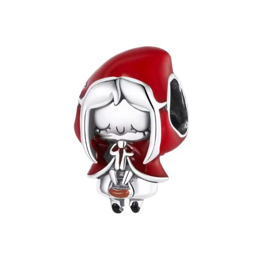 Charm du petit chaperon rouge en argent 925