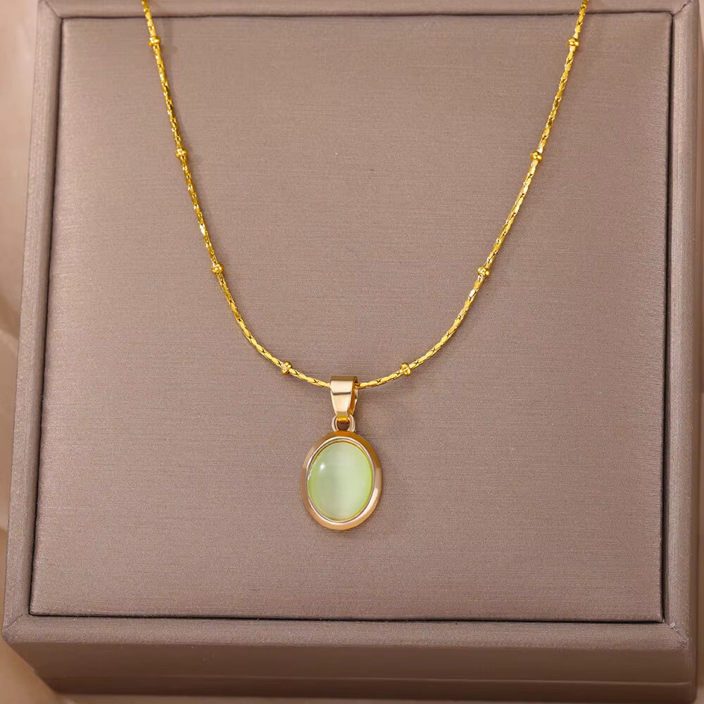 ✨ Collier Opale – Élégance intemporelle ✨