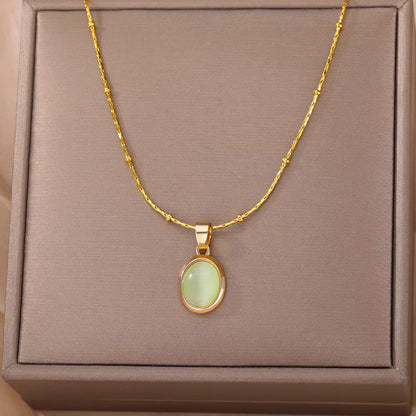 ✨ Collier Opale – Élégance intemporelle ✨